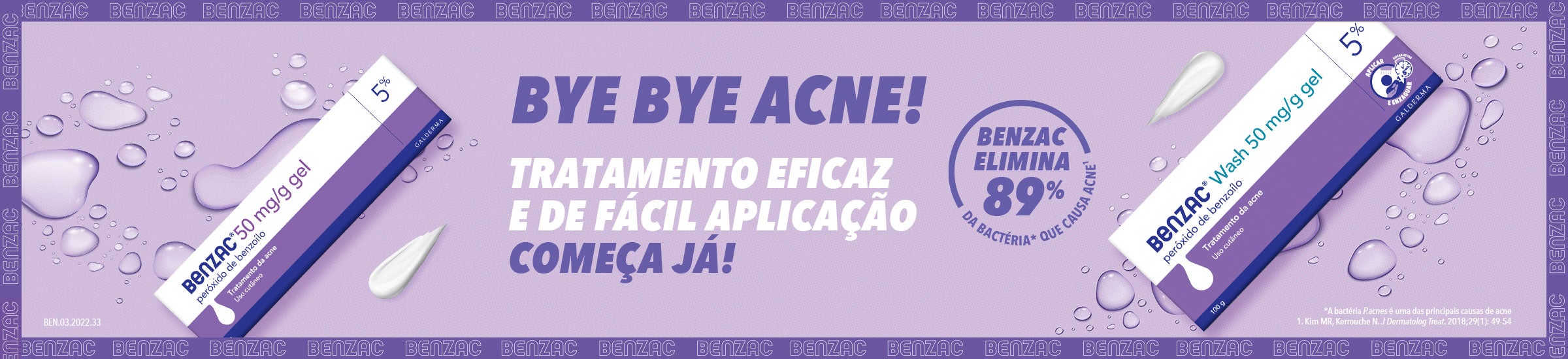Benzac gel e wash tratamento para a acne eficaz e de facil aplicaçao
