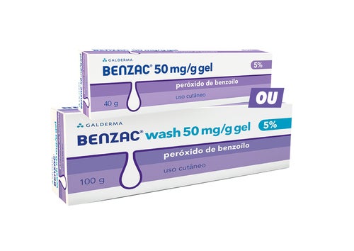  Benzac® 50mg/g gel ou Benzac® Wash 50mg/g ge